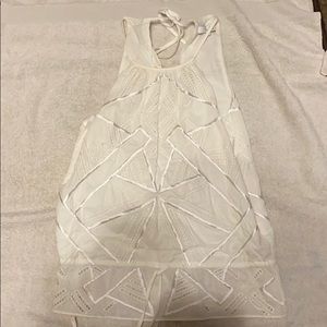 White Parker tank top